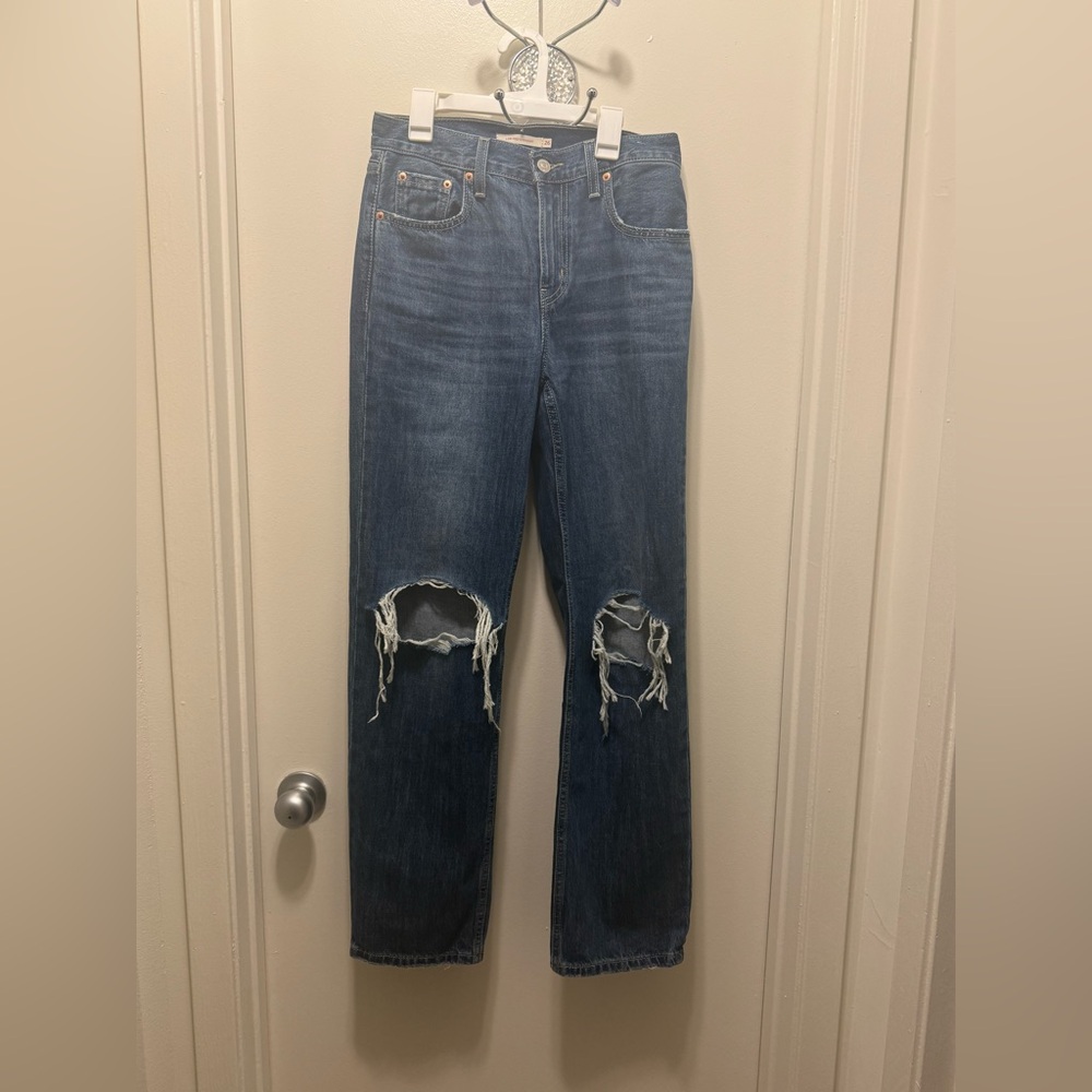Levi's Women's Low Pro Straight Jeans